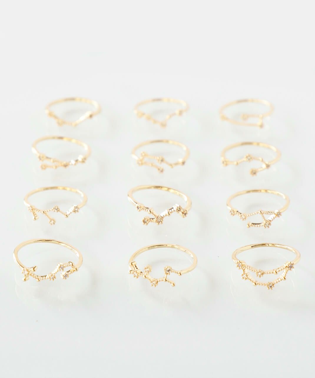 mumokuteki / 星座モチーフリング ゴールド_1