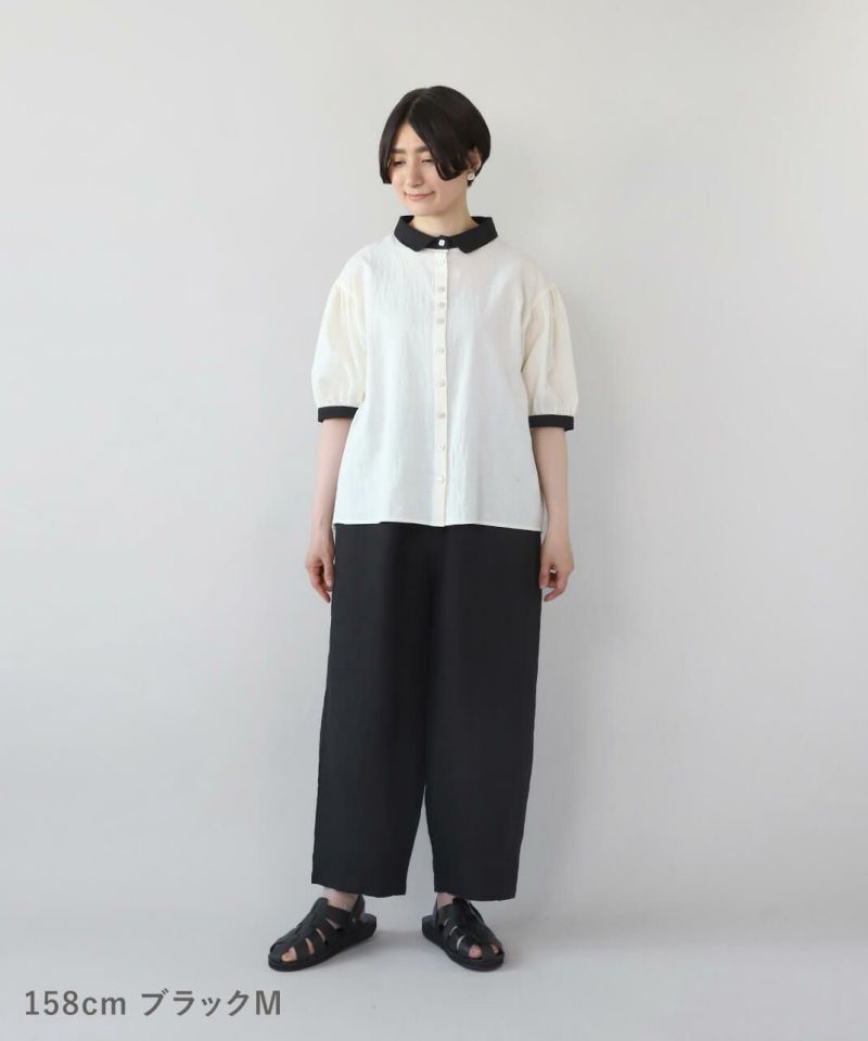 新品【MUUET】 ブラウン MONPEパンツ パンツ（ワンタック・両脇ゴム・男女兼用）住商モンブラン7-901
