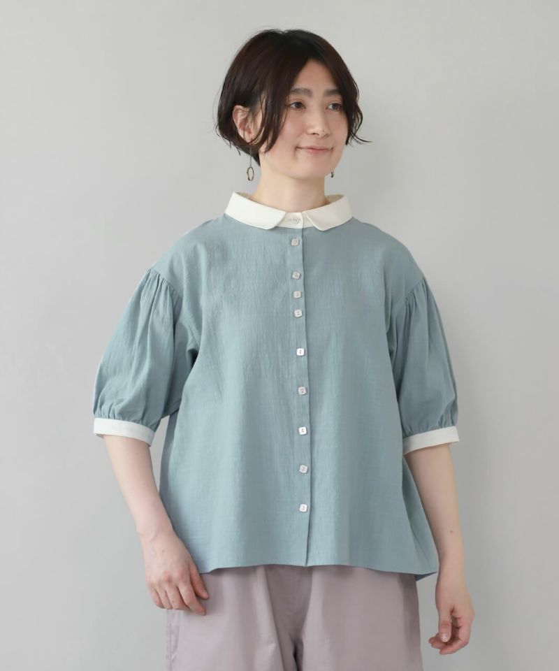 mumokuteki ムモクテキシェフブラウス