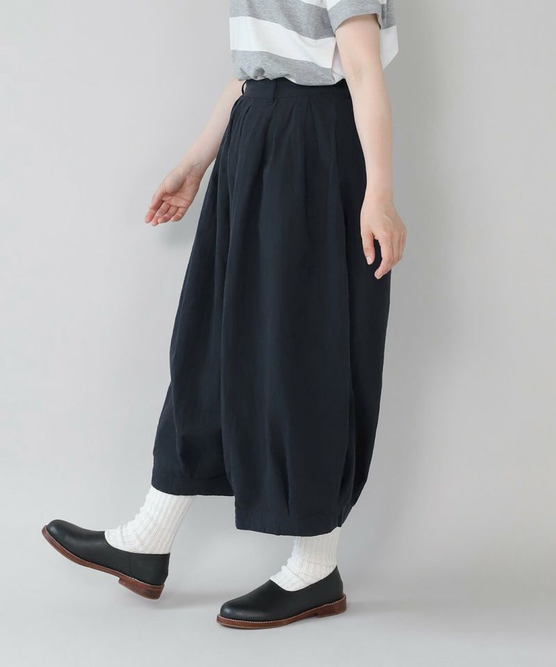 mumokutekiコットンリネンのバルーンパンツ | mumokuteki