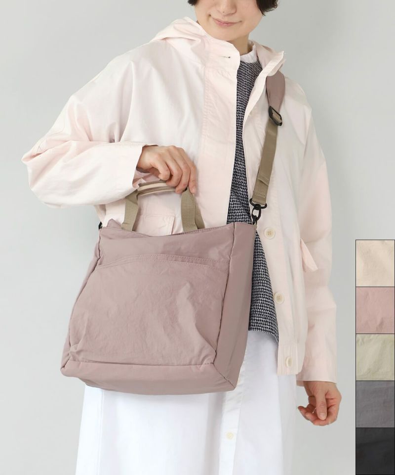 EARTH MADE 10ポケットインサイドプリント2WAYショルダー EARTH MADE 10ポケットインサイドプリント2WAYショルダー