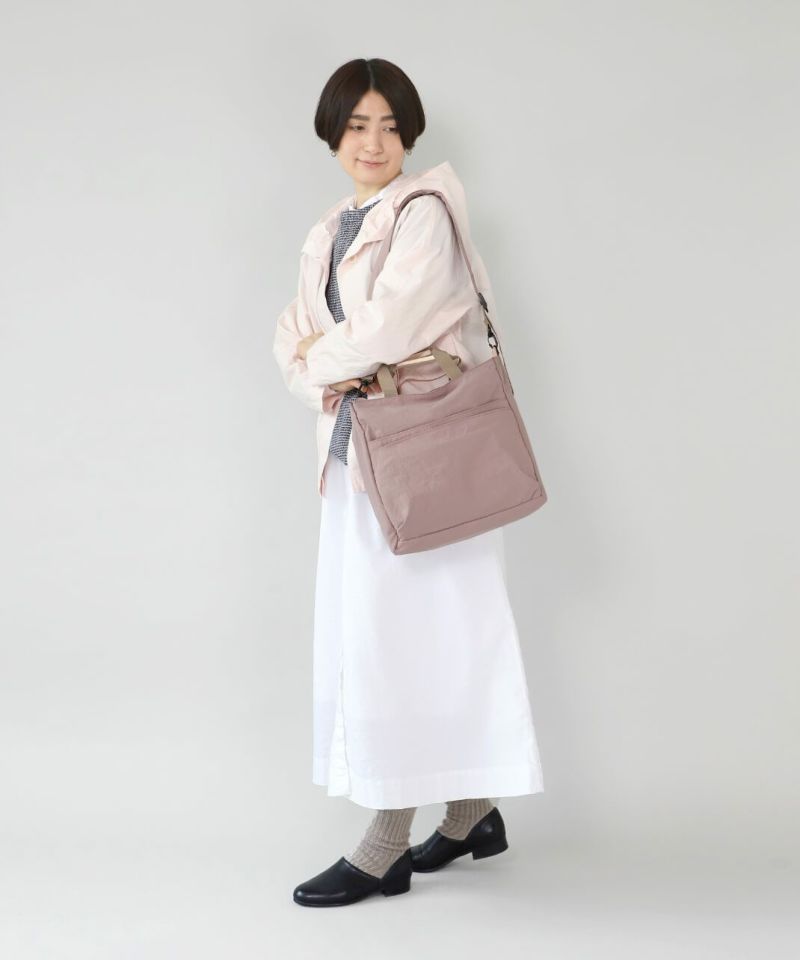 EARTH MADE 10ポケットインサイドプリント2WAYショルダー