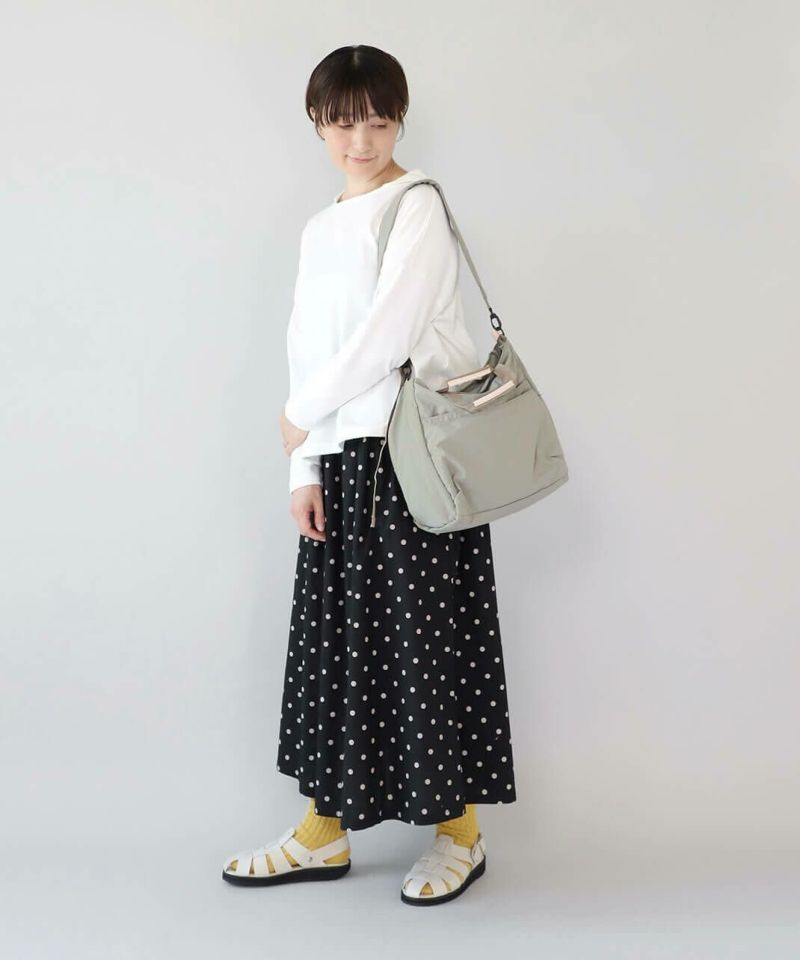 EARTH MADE 10ポケットインサイドプリント2WAYショルダー EARTH MADE 10ポケットインサイドプリント2WAYショルダー