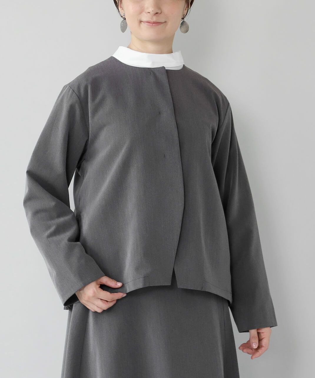 20%off】DOVERSフォーマル対応のノーカラージャケット | mumokuteki 