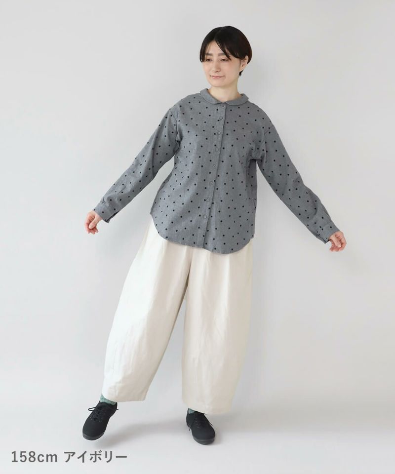 ラックス  リネンドットタックバルーンパンツ リネンドット タックバルーンパンツ（その他パンツ）｜journal