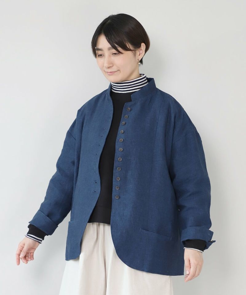 楽天市場】カジュアル ジャケット レディース リネン 麻