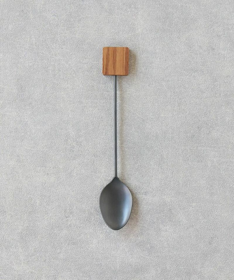 エスプレッソスプーン マットブラック 10.6cm｜ZACK 20853 MENOA
