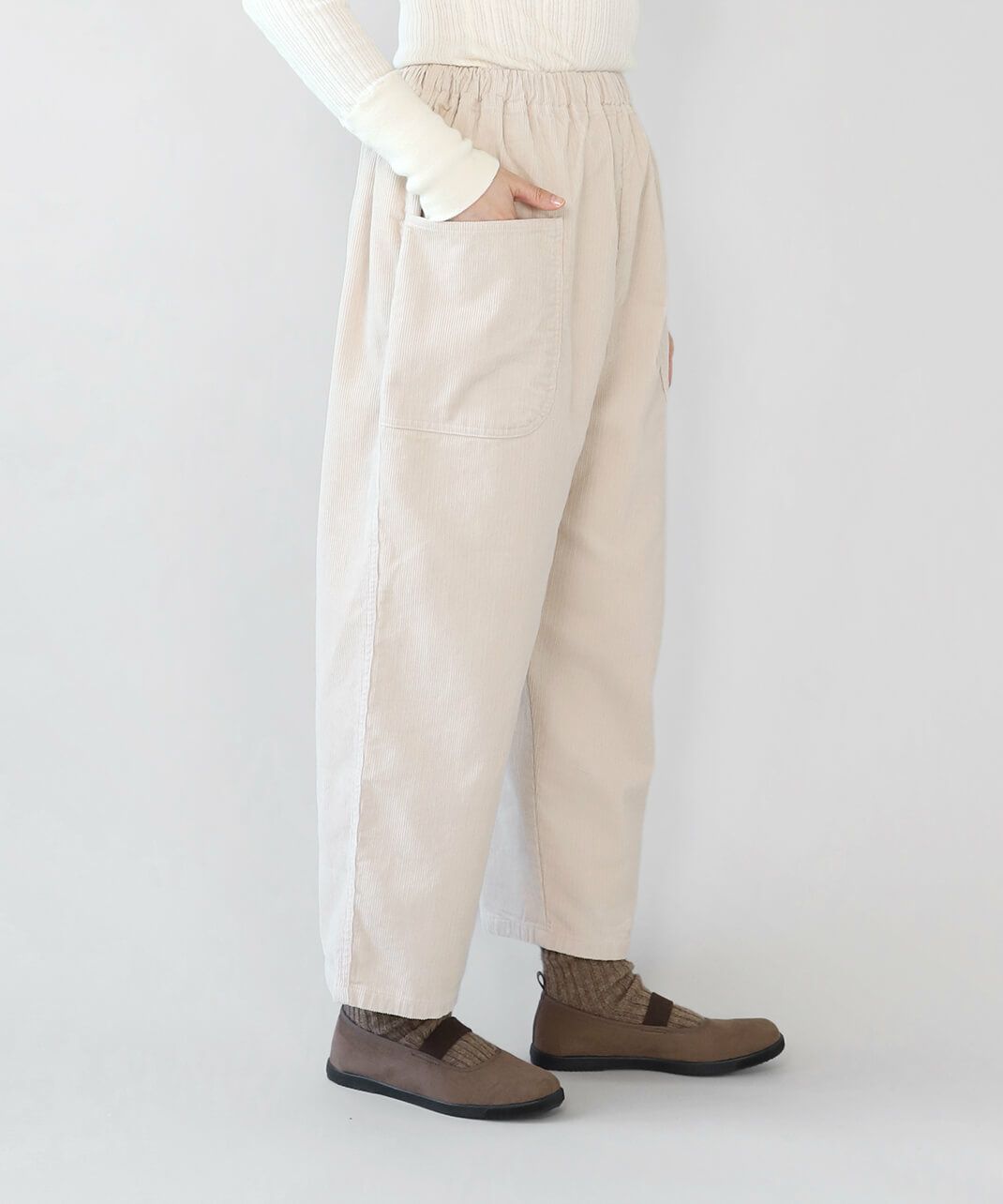 whimsy コーデュロイパンツ 30%off】HEAVENLYコーデュロイ生地のポケットパンツ | mumokuteki