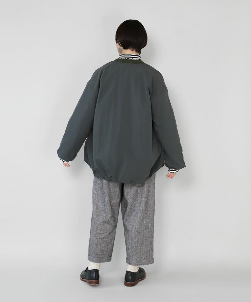 HEAVENLYコットンナイロンの中綿入りバルーンジャケット | mumokuteki