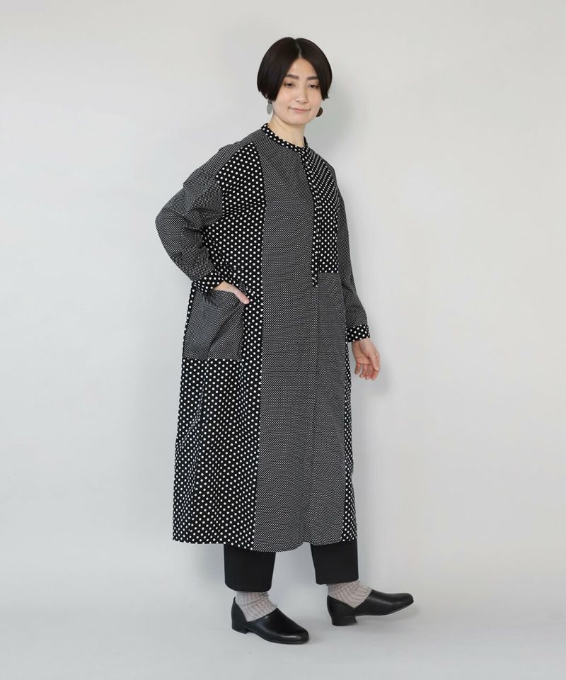 70s パッチワークデザイン スリーブレスワンピース – 古着屋Top