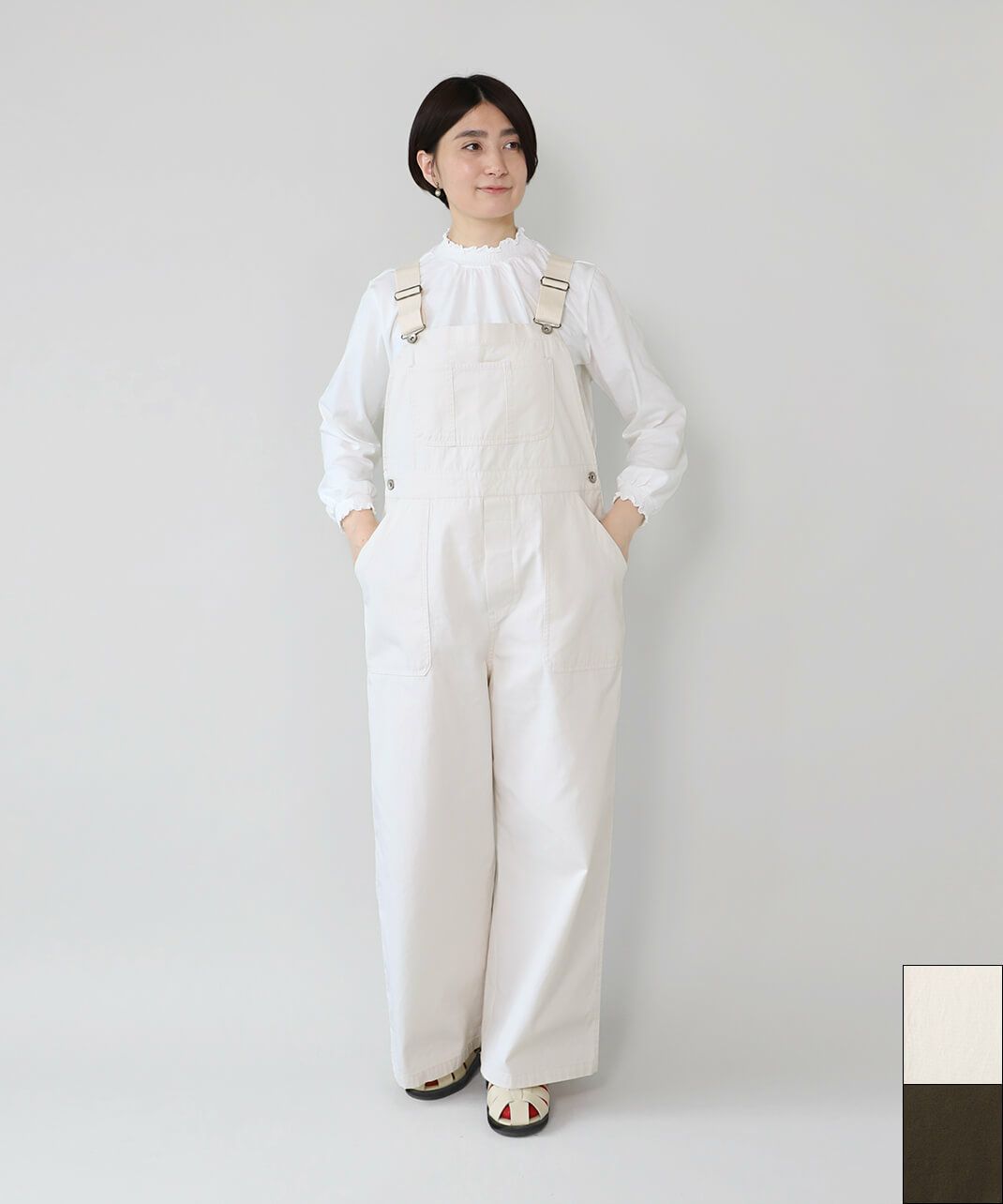 motive オーバーオール 窪塚着 motive サスペンダー パンツ