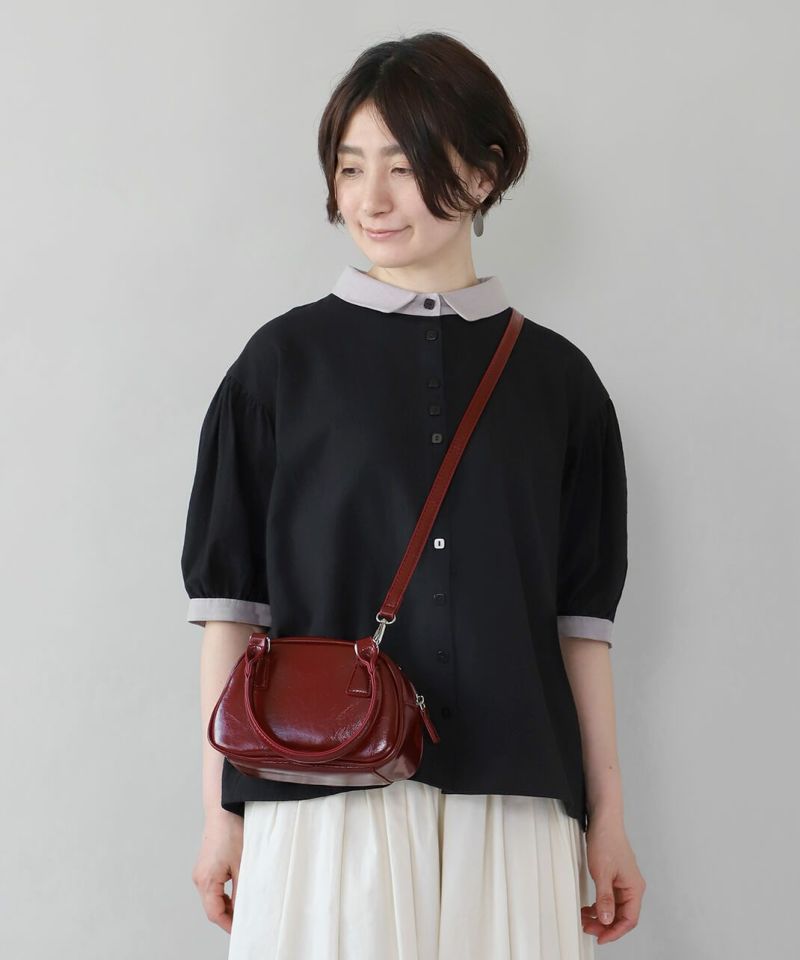 30%off】mumokutekiまるみのある小さめ2WAYショルダーバッグ