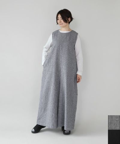 YURK geniet vanコットンリネンのセーラーワンピース
