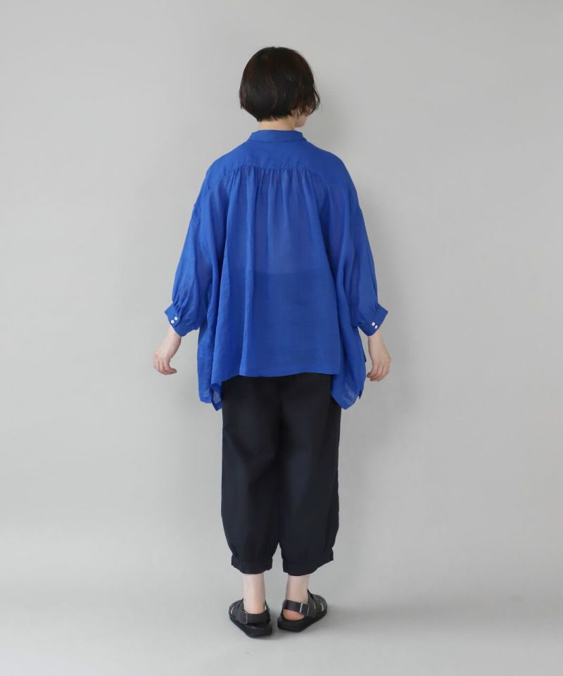 mumokutekiオックス素材のギャザーバルーンパンツ | mumokuteki