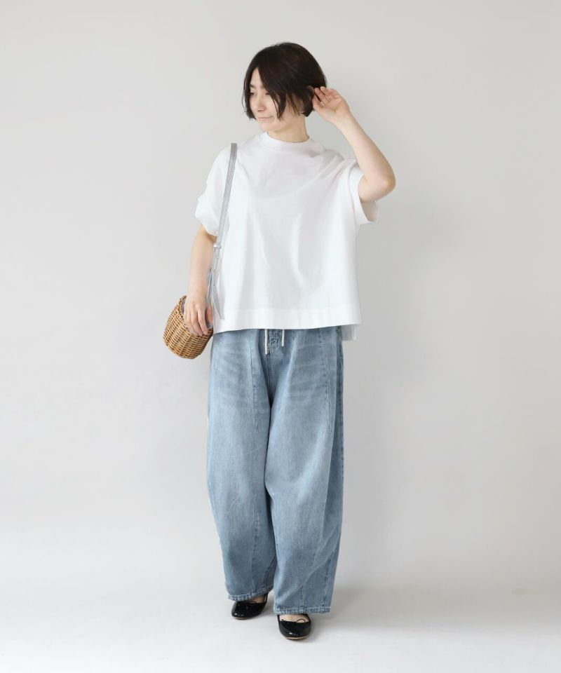 30%off】mumokutekiゆったりシルエットのUVカットワイドTシャツ