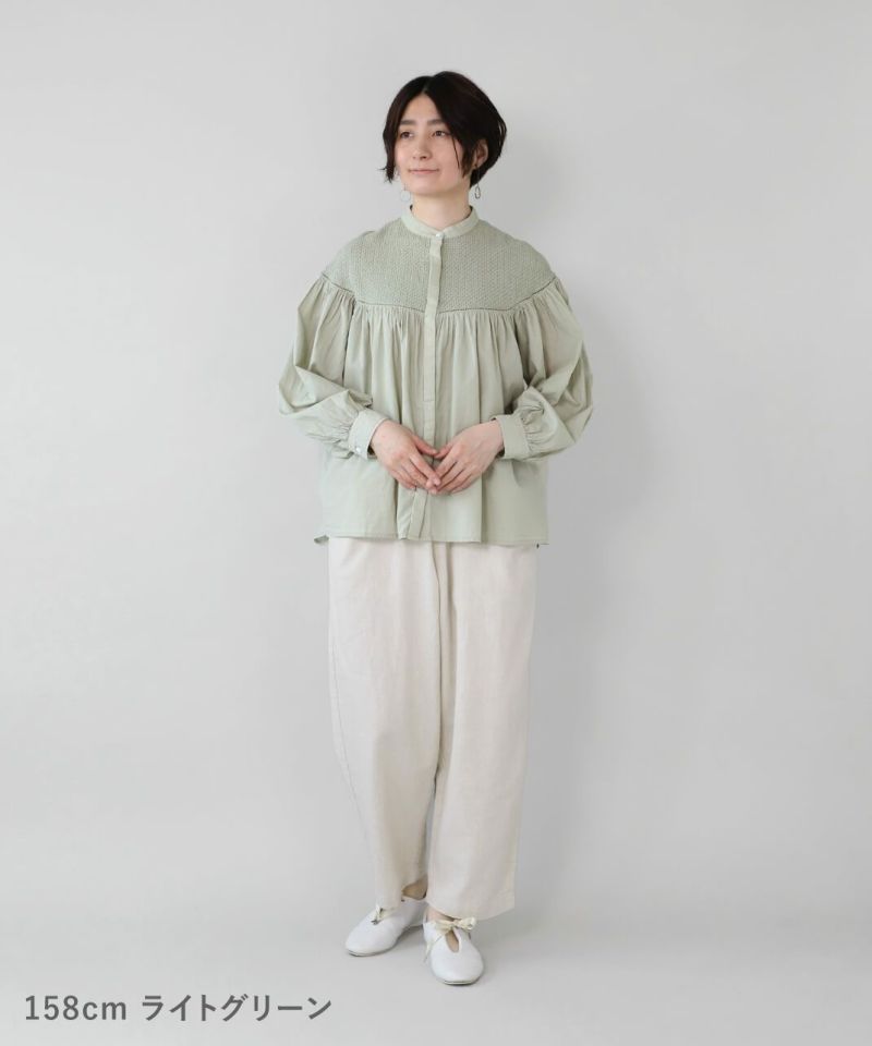 UNPLEふんわりシルエットの刺繍ブラウス | mumokutekiオンライン