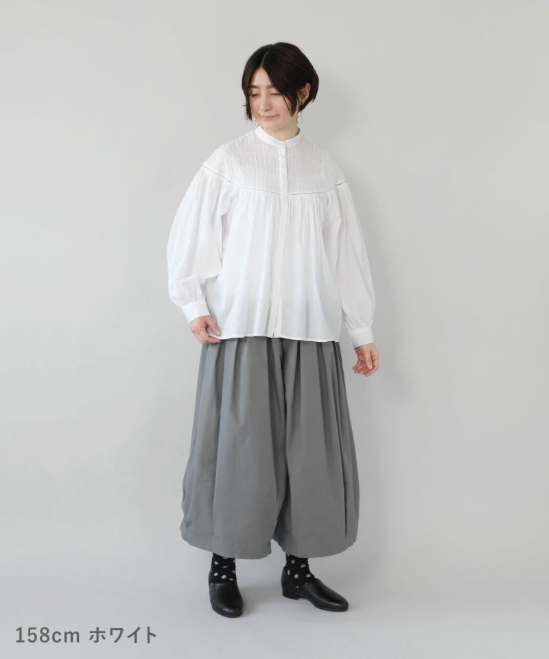 UNPLEふんわりシルエットの刺繍ブラウス | mumokutekiオンライン