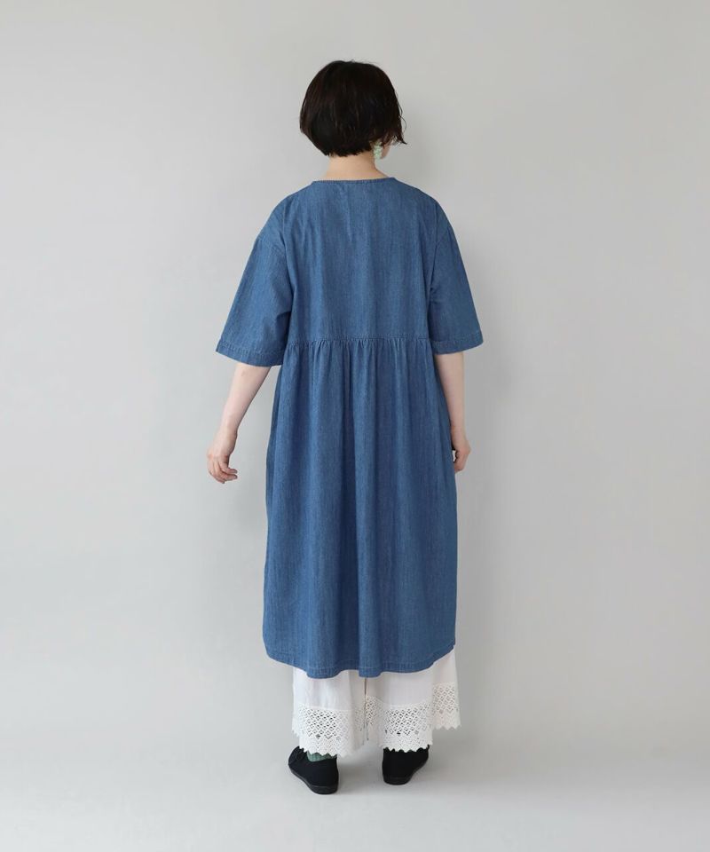 ZARA】ZWコレクション デニムミディワンピース 4441/250/400