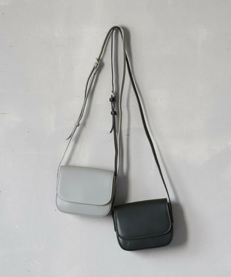 20%off】mumokuteki牛革のシンプルなショルダーバッグ