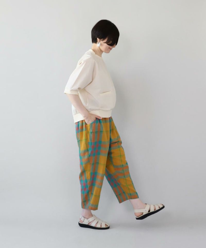 ista-ireマドラスチェックのistaパンツ | mumokutekiオンライン