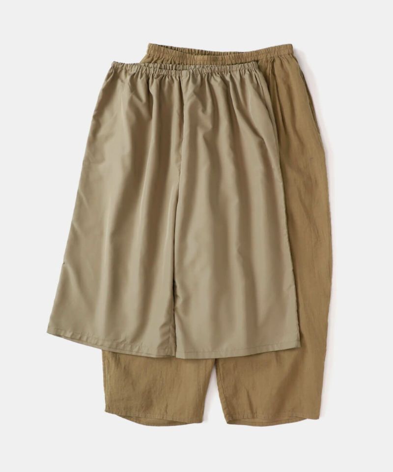特別セーフ mumokutekiコットンリネンのサルエルパンツ mumokuteki | パンツ