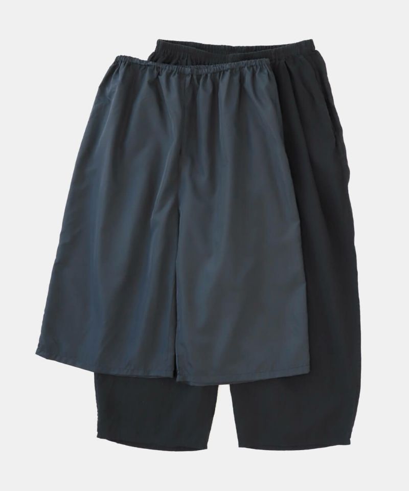 20%off】mumokutekiコットンリネンのサルエルパンツ