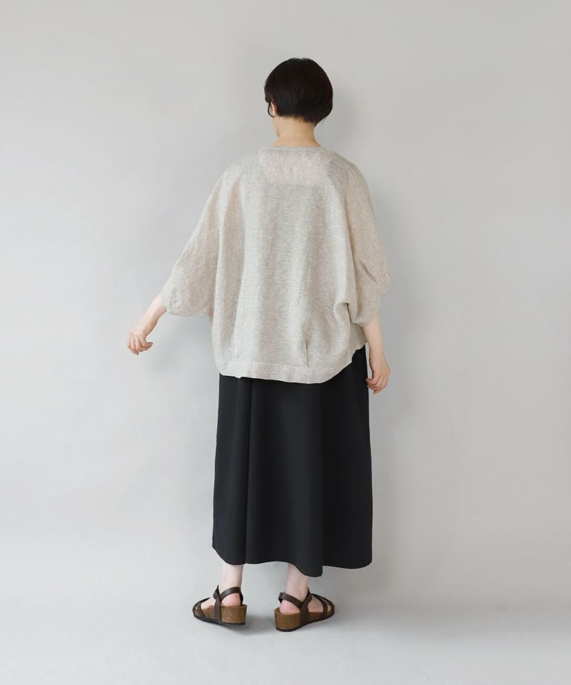 30%off】blue willowリネンのドルマンジャケット | mumokuteki