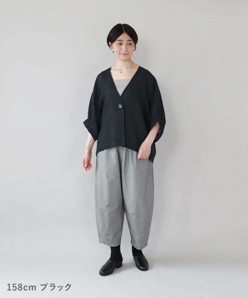 30%off】blue willowリネンのドルマンジャケット | mumokuteki