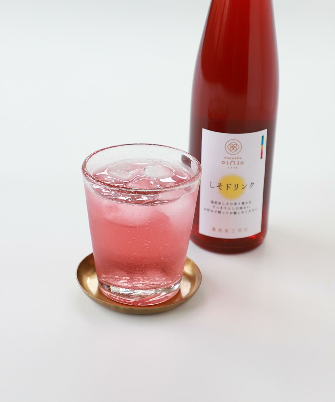 農悠舎王隠堂しそドリンク 2本セット | mumokutekiオンラインストア