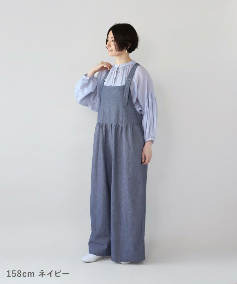 yuu　リネンサロペット b8fae9b425ad7d2af158c6ffe1ecc1