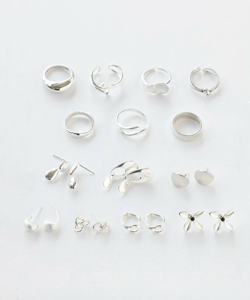 mumokutekiSilver925フラワーモチーフピアス | mumokuteki