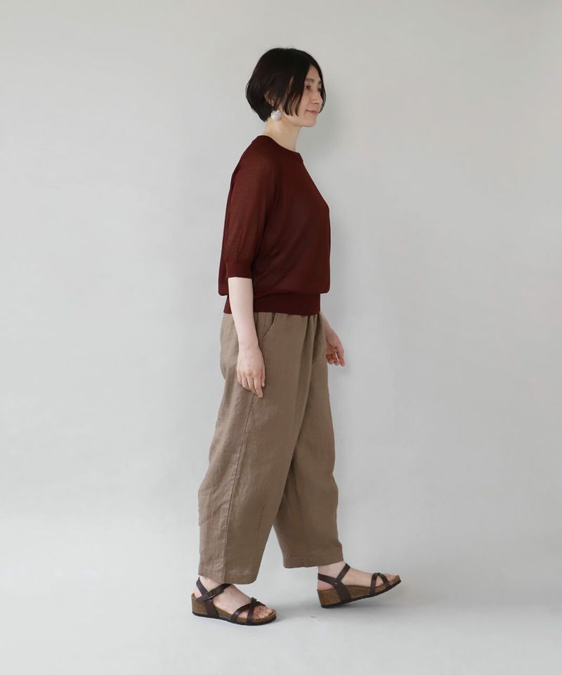 mumokuteki程よいシアー感のニットプルオーバー | mumokuteki