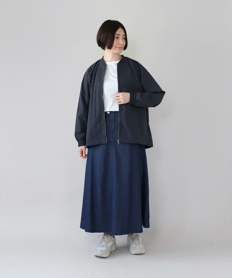 マコリ◆新品未使用◆77circa♡フレアデニム 77circa(ナナナナサーカ) リメイクデニム インディゴ サイズ