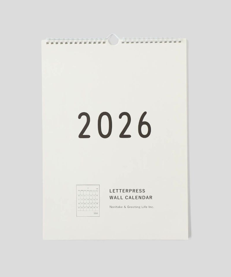 Noritake2026 壁掛けカレンダー | mumokutekiオンラインストア