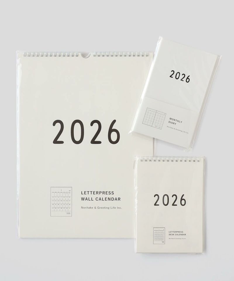 Noritake2026 壁掛けカレンダー | mumokutekiオンラインストア