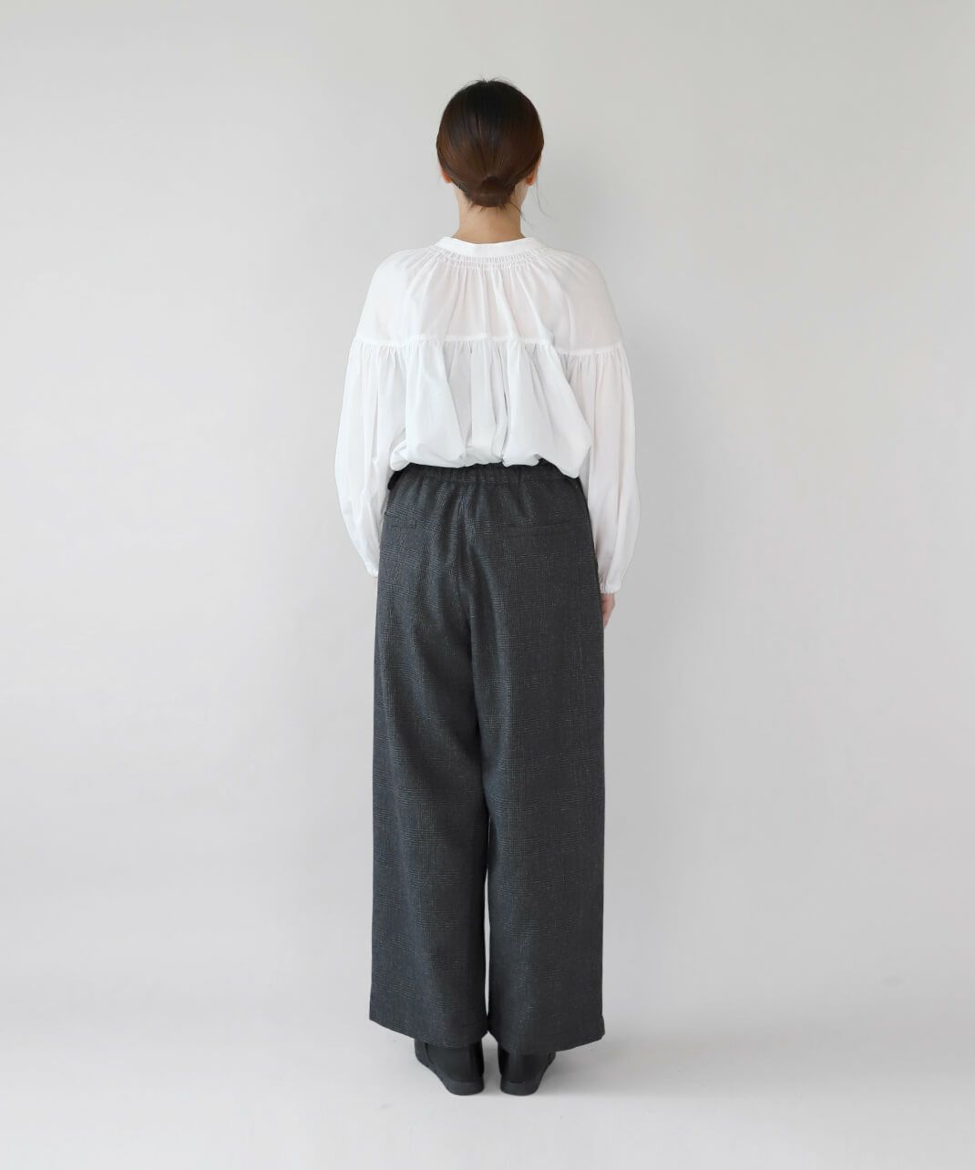 麻とウールツイード ワイドパンツ｜衣料品｜中川政七商店 公式サイト