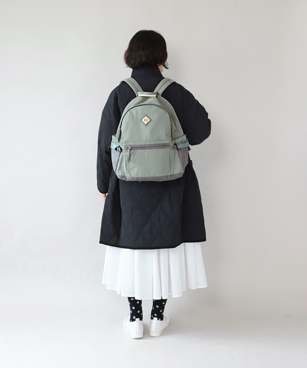 union madeさん専用 AT LAST&CO BACK BAG EARTH MADEナイロンとエコスウェード切り替えバックパック