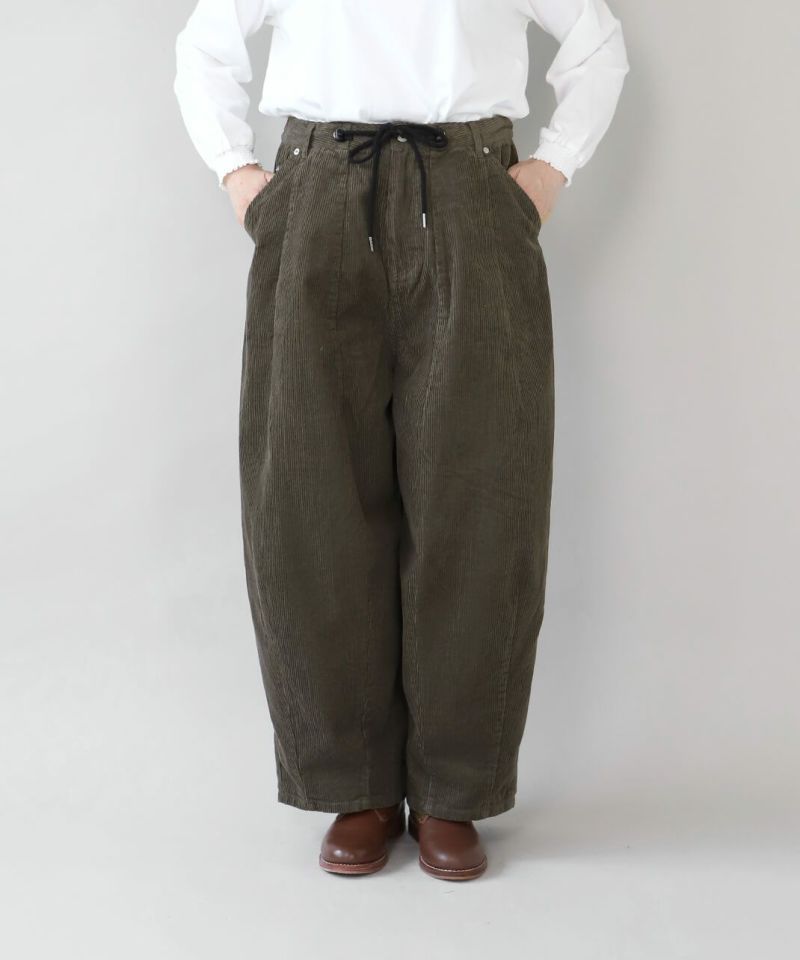 UNPLEコーデュロイのタックバルーンパンツ | mumokutekiオンラインストア