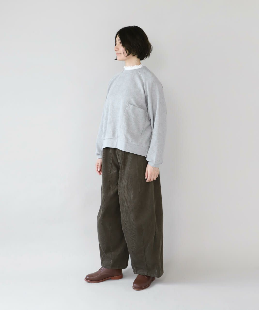 UNPLEコーデュロイのタックバルーンパンツ | mumokutekiオンラインストア