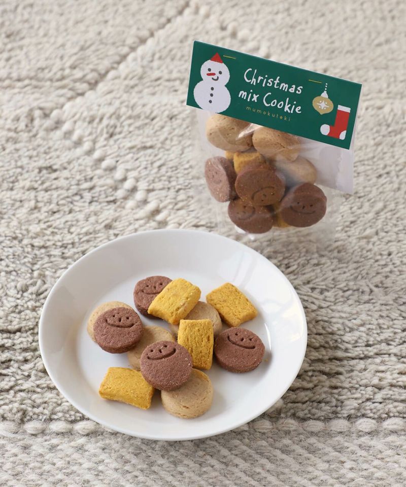 mumokutekiクリスマスミックスクッキーグリーン・ホワイト