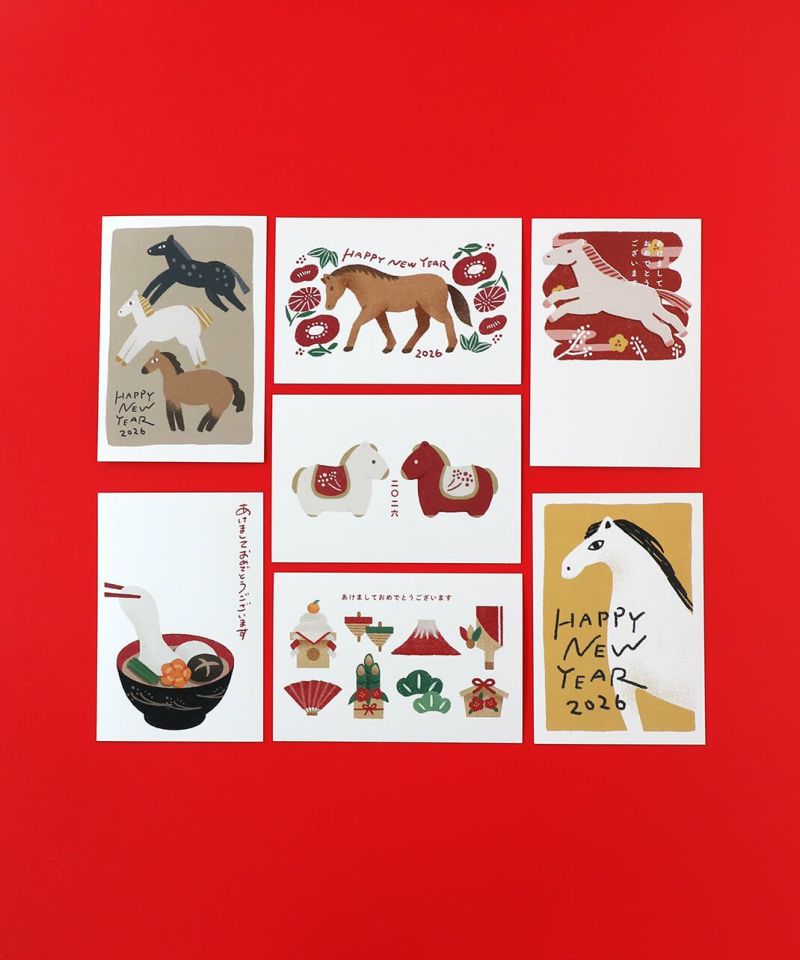 mumokuteki2026年賀状2枚入り | mumokutekiオンラインストア