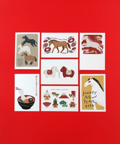 2024年　私製年賀　20枚セット mumokuteki2026年賀状2枚入り | mumokutekiオンラインストア