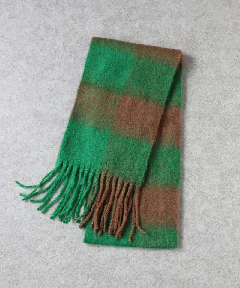 mumokuteki鮮やかな色彩のチェックストール | mumokutekiオンラインストア