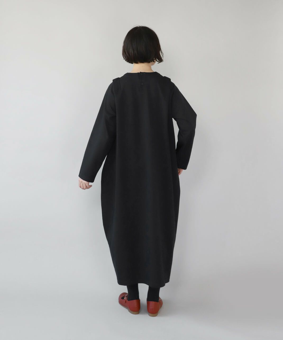 le ciel de demainコットンジャージーのカットソーワンピース