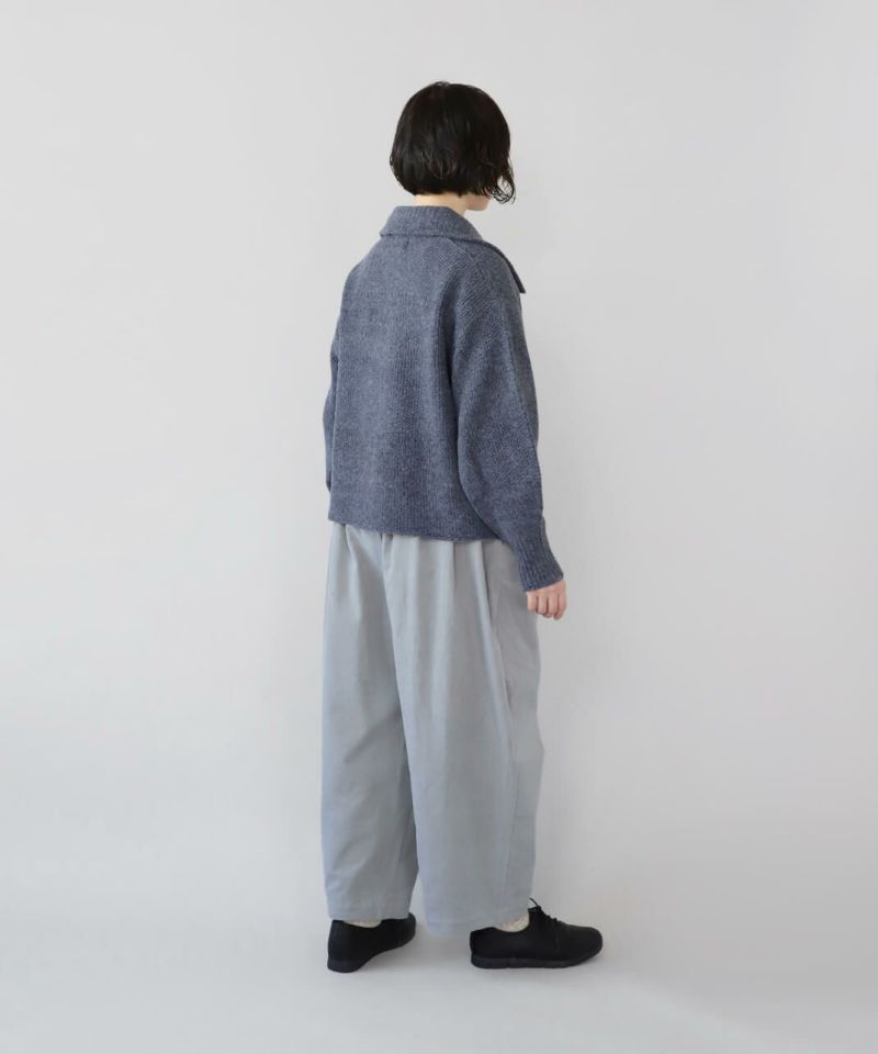 nui MOND コーデュロイパンツ　ブルーグレー nui MOND コーデュロイパンツ ブルーグレー