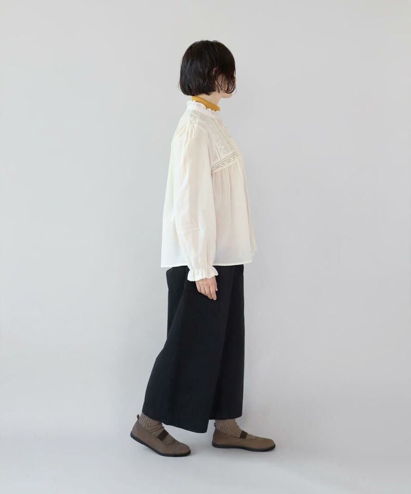 mumokutekiコットンのギャザーパンツ | mumokutekiオンラインストア