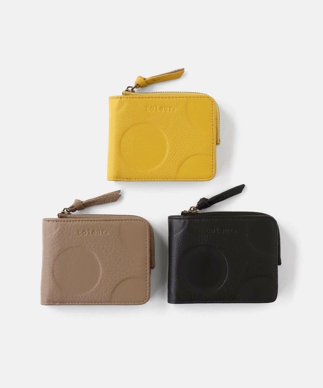 SLIP ON三つ折りレザー財布 Arizona | mumokutekiオンラインストア