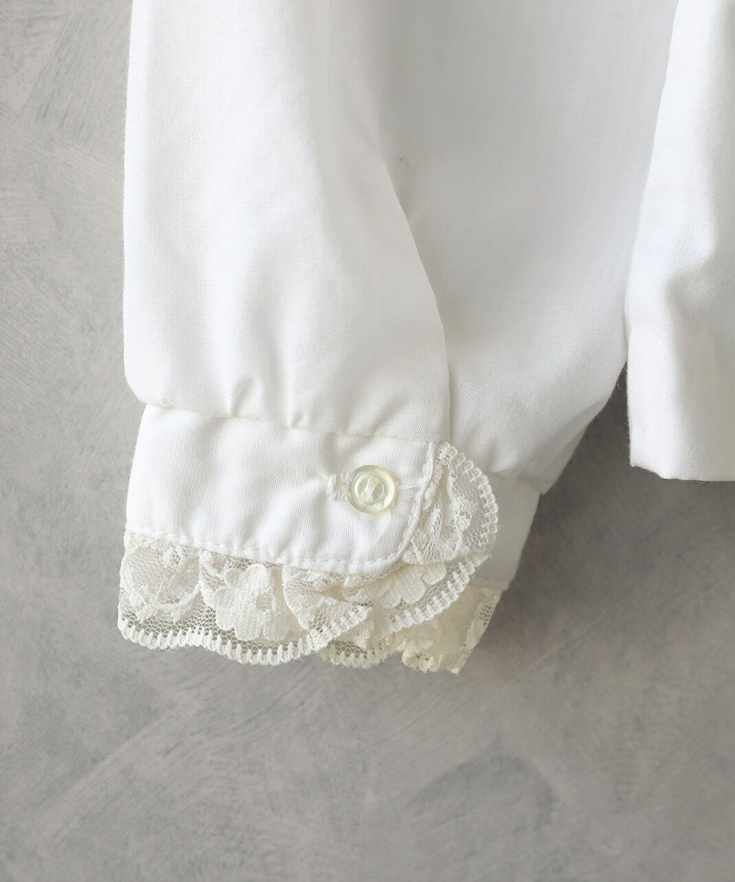 USEDホワイトコットンレースブラウス 21 | mumokutekiオンラインストア